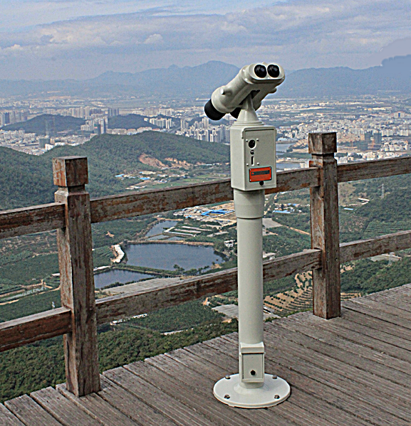 Coin operated hot sale binoculars